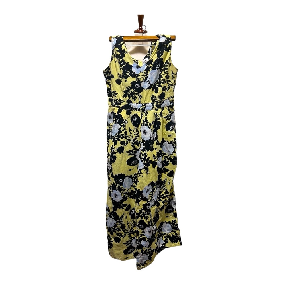 Summer Chic: Unique Linen Floral Jumpsuit